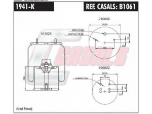 CASALS B1061 dėklas, pneumatinė pakaba 
 Pakaba -> Pneumatinė pakaba
0542940281