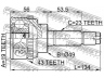 FEBEST 0710-017A43 jungtis, kardaninis velenas 
 Ratų pavara -> Sujungimai/komplektas
39100-4A00A, 44101-80G10, 44102-80G40