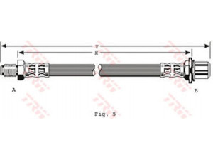 TRW PHB251 stabdžių žarnelė 
 Stabdžių sistema -> Stabdžių žarnelės
34321159717
