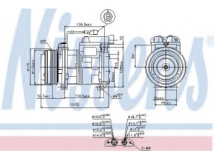 NISSENS 89413 kompresorius, oro kondicionierius 
 Oro kondicionavimas -> Kompresorius/dalys
500341617, 500391499, 99488569