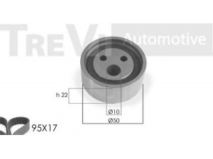 TREVI AUTOMOTIVE KD1002 paskirstymo diržo komplektas 
 Techninės priežiūros dalys -> Papildomas remontas
7701469833, 7701472726
