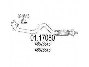 MTS 01.17080 išleidimo kolektorius 
 Išmetimo sistema -> Išmetimo vamzdžiai
46526376, 46526376