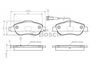 BOSCH 0 986 TB3 030 stabdžių trinkelių rinkinys, diskinis stabdys 
 Techninės priežiūros dalys -> Papildomas remontas
77364637