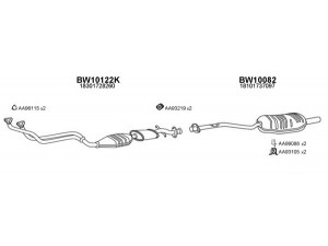 VENEPORTE 100030 išmetimo sistema 
 Išmetimo sistema -> Išmetimo sistema, visa