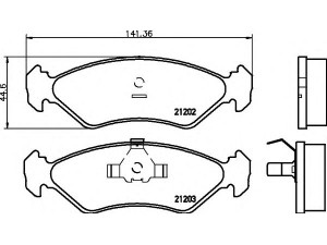 HELLA 8DB 355 007-391 stabdžių trinkelių rinkinys, diskinis stabdys 
 Techninės priežiūros dalys -> Papildomas remontas
1465126, 1659938, 5025048, 5025929