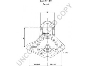 PRESTOLITE ELECTRIC 66925149 starteris 
 Elektros įranga -> Starterio sistema -> Starteris
28100-02040, 28100-16020-R, 28100-16070-R