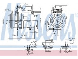 NISSENS 890028 kompresorius, oro kondicionierius 
 Oro kondicionavimas -> Kompresorius/dalys
0002301511, 0002304211, 0031318901