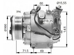 NRF 32491G kompresorius, oro kondicionierius 
 Oro kondicionavimas -> Kompresorius/dalys
38800RSRAE020, 38800RSRAE020M2