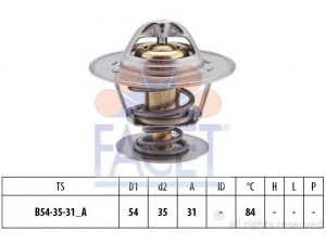 FACET 7.8612S termostatas, aušinimo skystis 
 Aušinimo sistema -> Termostatas/tarpiklis -> Thermostat
030 121 113, 030 121 113