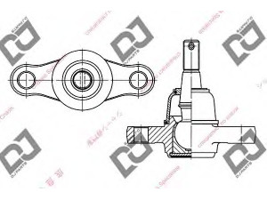 DJ PARTS DB1096 atramos/vairo trauklė 
 Ašies montavimas/vairavimo mechanizmas/ratai -> Sujungimai -> Atramos/vairo trauklė
51760-3K000, 517603K000