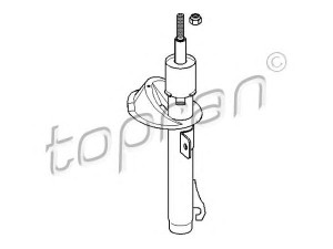TOPRAN 301 048 amortizatorius 
 Pakaba -> Amortizatorius
1 041 904, 1 044 911, 1 079 164
