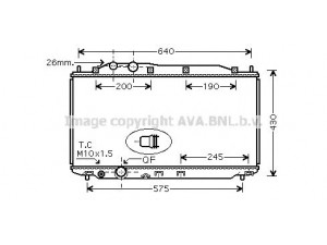 AVA QUALITY COOLING HD2228 radiatorius, variklio aušinimas
19010RNBA51
