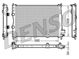DENSO DRM46018 radiatorius, variklio aušinimas 
 Aušinimo sistema -> Radiatorius/alyvos aušintuvas -> Radiatorius/dalys
21400JD50A, 21400JD50B