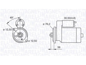 MAGNETI MARELLI 063521204080 starteris 
 Elektros įranga -> Starterio sistema -> Starteris
02T911023M