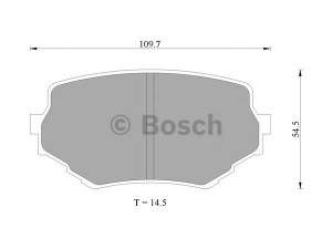 BOSCH 0 986 505 978 stabdžių trinkelių rinkinys, diskinis stabdys 
 Techninės priežiūros dalys -> Papildomas remontas
1A50-33-23Z, 1A52-33-23Z, 1V6L3328Z