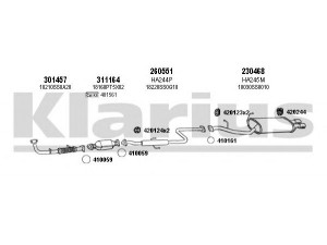 KLARIUS 420140E išmetimo sistema 
 Išmetimo sistema -> Išmetimo sistema, visa