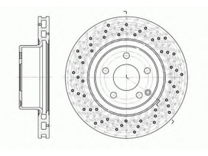 KAWE 6817 10 stabdžių diskas 
 Stabdžių sistema -> Diskinis stabdys -> Stabdžių diskas
2204210912, A2204210912, 23-0524
