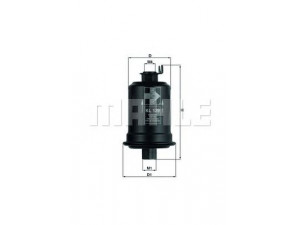 KNECHT KL 129 kuro filtras 
 Techninės priežiūros dalys -> Papildomas remontas
2330087725, 2330087729, 2330087731