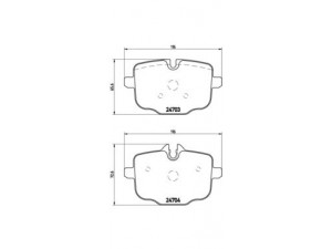 BREMBO P 06 061 stabdžių trinkelių rinkinys, diskinis stabdys 
 Techninės priežiūros dalys -> Papildomas remontas
34212284389, 34212284390, 34212284466