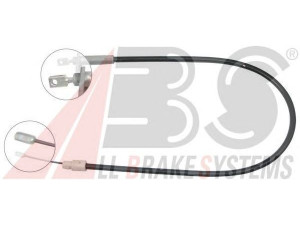 A.B.S. K19627 trosas, stovėjimo stabdys 
 Stabdžių sistema -> Valdymo svirtys/trosai
203 420 02 85