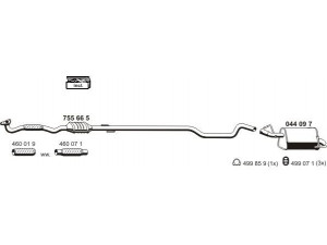 ERNST 050777 išmetimo sistema 
 Išmetimo sistema -> Išmetimo sistema, visa