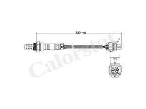 CALORSTAT by Vernet LS140448 lambda jutiklis
8-12587214-0, 8-19178924-0, 8-25164983-0