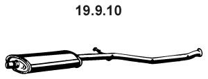 EBERSPÄCHER 19.9.10 vidurinis duslintuvas 
 Išmetimo sistema -> Duslintuvas
1717.Q4, 1717.Z0