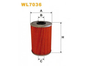 WIX FILTERS WL7036 alyvos filtras
0011844125, 0011844425, 0011845125