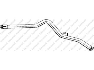 BOSAL 535-023 išleidimo kolektorius 
 Išmetimo sistema -> Išmetimo vamzdžiai
93806153