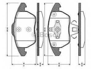 BOSCH 0 986 TB2 859 stabdžių trinkelių rinkinys, diskinis stabdys 
 Techninės priežiūros dalys -> Papildomas remontas
8X0 698 151, 4252 60, 4253 23, 4253 44