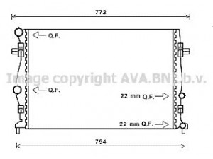 AVA QUALITY COOLING VW2343 radiatorius, variklio aušinimas 
 Aušinimo sistema -> Radiatorius/alyvos aušintuvas -> Radiatorius/dalys
5Q0121251EA, 5Q0121251EA, 5Q0121251EA