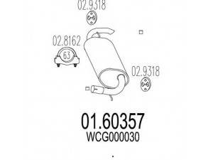MTS 01.60357 galinis duslintuvas 
 Išmetimo sistema -> Duslintuvas
WCG000030