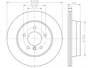 HELLA 8DD 355 117-831 stabdžių diskas 
 Stabdžių sistema -> Diskinis stabdys -> Stabdžių diskas
34216764653, 34216855008, 34216864901