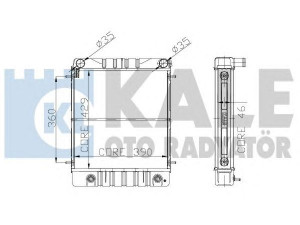 KALE OTO RADYATÖR 206700 radiatorius, variklio aušinimas 
 Aušinimo sistema -> Radiatorius/alyvos aušintuvas -> Radiatorius/dalys
BTP2275, BTP-2275, BTP2275