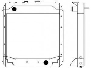 SAKURA  Automotive 1292-0401 radiatorius, variklio aušinimas