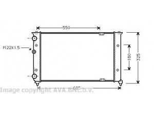 AVA QUALITY COOLING VW2156 radiatorius, variklio aušinimas 
 Aušinimo sistema -> Radiatorius/alyvos aušintuvas -> Radiatorius/dalys
6K0121253AC, 6K0121253AC