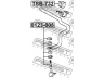 FEBEST 0123-008 šarnyro stabilizatorius 
 Ašies montavimas/vairavimo mechanizmas/ratai -> Stabilizatorius/fiksatoriai -> Savaime išsilyginanti atrama
48820-35030