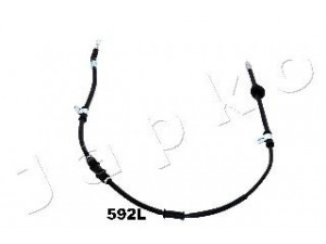 JAPKO 131592L trosas, stovėjimo stabdys 
 Stabdžių sistema -> Valdymo svirtys/trosai
MB520345