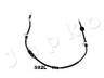 JAPKO 131592L trosas, stovėjimo stabdys 
 Stabdžių sistema -> Valdymo svirtys/trosai
MB520345