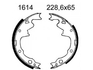 BSF 01614 stabdžių trinkelių komplektas 
 Techninės priežiūros dalys -> Papildomas remontas
4423606, 8304423606, 8304423606