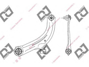 DJ PARTS DA1317 vikšro valdymo svirtis 
 Ašies montavimas/vairavimo mechanizmas/ratai -> Valdymo svirtis/pasukamosios svirties sujungimas -> Vairo trauklės (valdymo svirtis, išilginis balansyras, diago
54501-EW000, 54501EW000