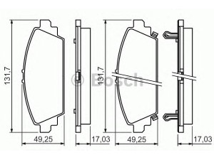 BOSCH 0 986 494 414 stabdžių trinkelių rinkinys, diskinis stabdys 
 Techninės priežiūros dalys -> Papildomas remontas
45022-S1A-E61, 45022-S1A-E62, 45022-S1A-E63