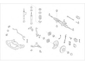 MONROE MO08687VA rato pakaba 
 Ašies montavimas/vairavimo mechanizmas/ratai -> Prekių paieška pagal schemą