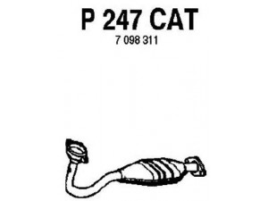FENNO P247CAT katalizatoriaus keitiklis 
 Išmetimo sistema -> Katalizatoriaus keitiklis
BM90008H, 1012217, 1032555, 1032656