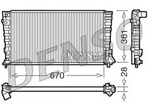 DENSO DRM07020 radiatorius, variklio aušinimas 
 Aušinimo sistema -> Radiatorius/alyvos aušintuvas -> Radiatorius/dalys
133041, 133042, 133055, 133056