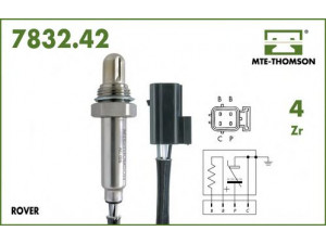 MTE-THOMSON 7832.42.045 lambda jutiklis 
 Variklis -> Variklio elektra
0K08A-18-861B, 0K08B-18-861B, 0K2AA-18-861