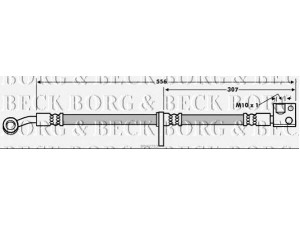 BORG & BECK BBH7753 stabdžių žarnelė 
 Stabdžių sistema -> Stabdžių žarnelės
01465-SMT-E00