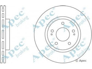 APEC braking DSK2388 stabdžių diskas 
 Stabdžių sistema -> Diskinis stabdys -> Stabdžių diskas
MN116979