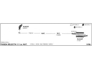 IMASAF 524000163 išmetimo sistema 
 Išmetimo sistema -> Išmetimo sistema, visa