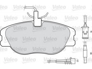 VALEO 598010 stabdžių trinkelių rinkinys, diskinis stabdys 
 Techninės priežiūros dalys -> Papildomas remontas
0060777621, 60777621, 9941872, 9944678
